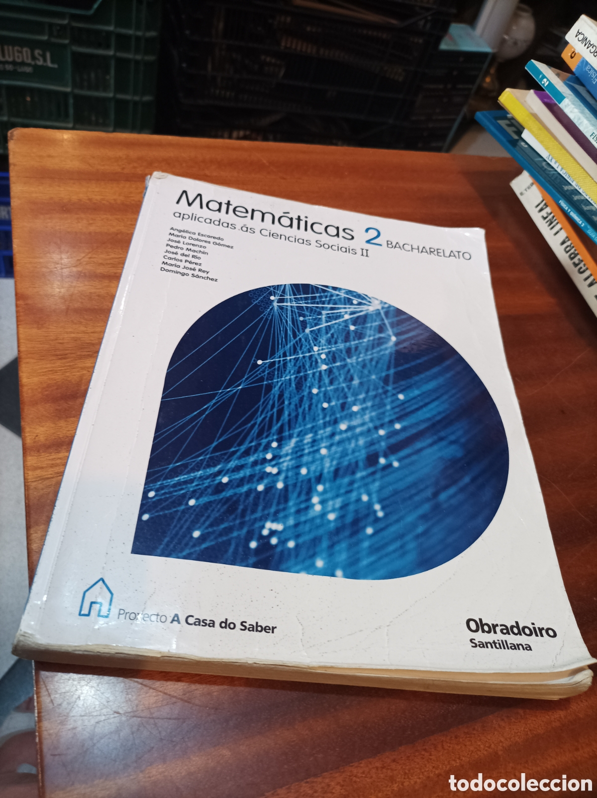 Libros de segunda mano: MATEM&Aacute;TICAS 2BACHARELATO APLICADAS AS CIENCIAS SOCIAIS GALLEGO .SANTILLANA