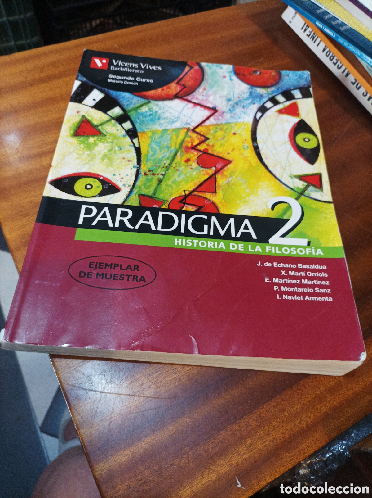 Libros de segunda mano: HISTORIA DE LA FILOSOF&Iacute;A . PARADIGMA 2 .EJEMPLAR MUESTRA . VICENS-VIVES.