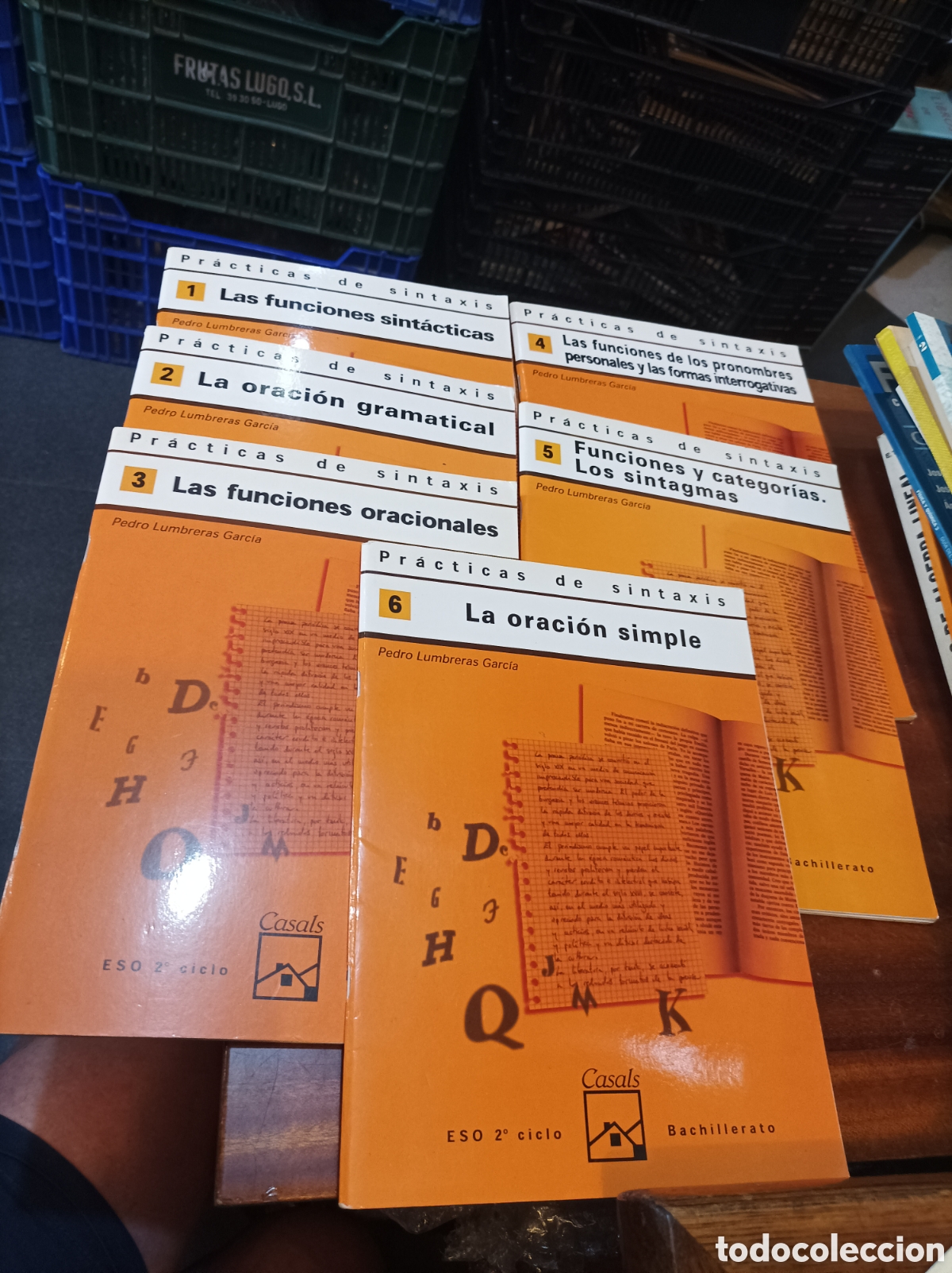 Libros de segunda mano: PR&Aacute;CTICAS DE SINTAXIS.1,2,3,4,5,6.PEDRO LUMBRERAS GARC&Iacute;A..ESO.2CICLO.CASALS