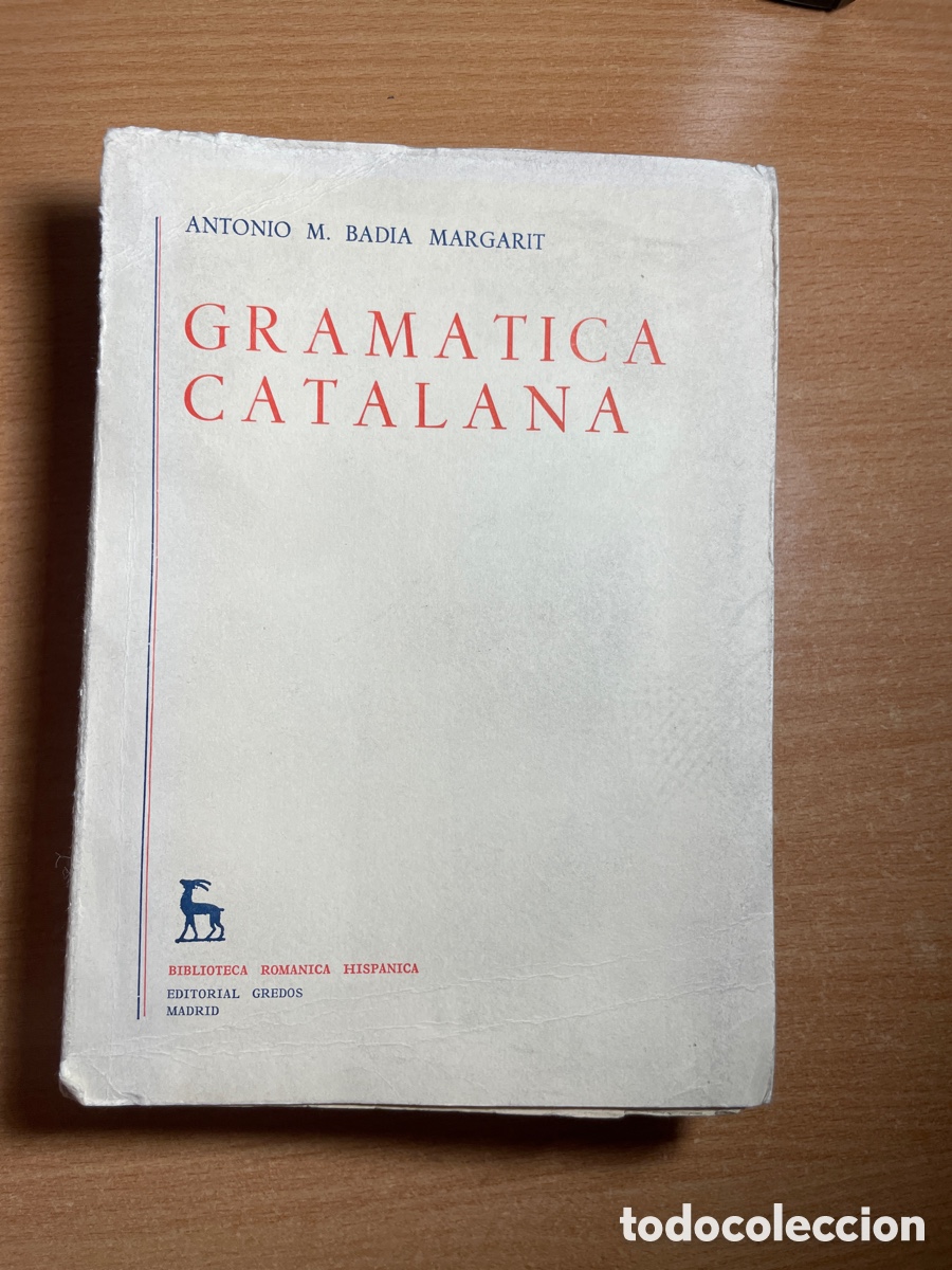 Libros de segunda mano: Gram&aacute;tica catalana Gredos
