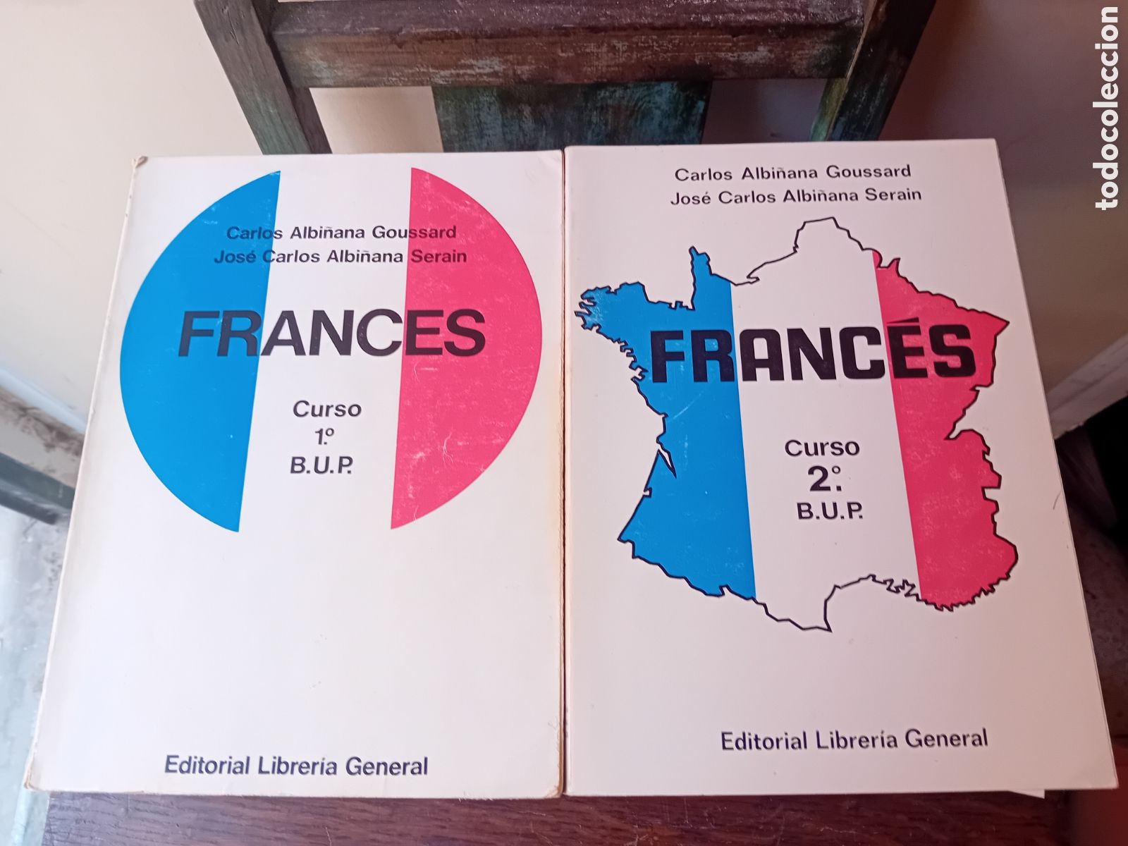Libros de segunda mano: Lote dos libros franc&eacute;s 1&ordm; y 2&ordm; B.U.P.