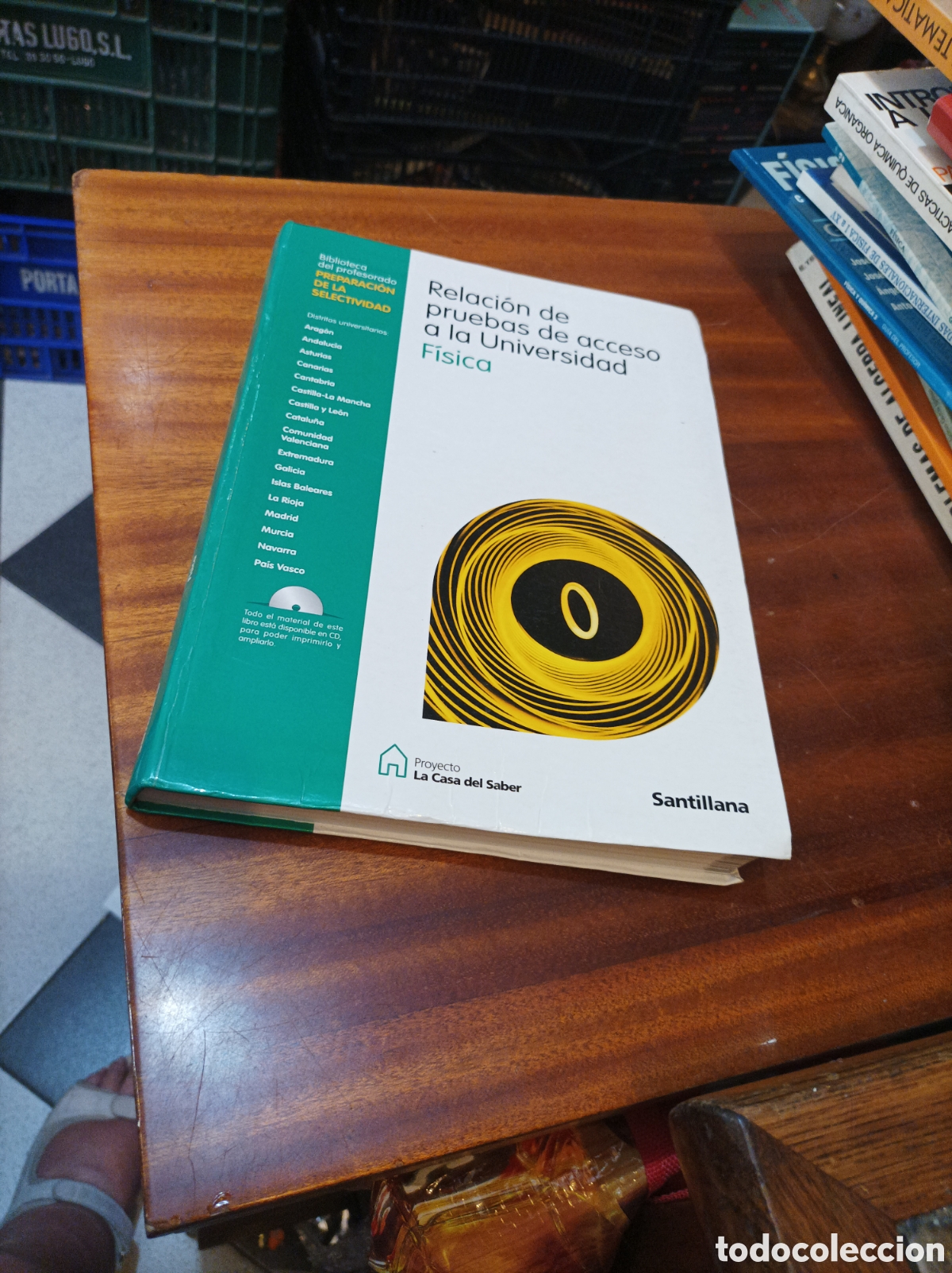 Libros de segunda mano: RELACI&Oacute;N DE PRUEBAS DE ACCESO A LA UNIVERSIDAD . F&Iacute;SICA.SANTILLANA
