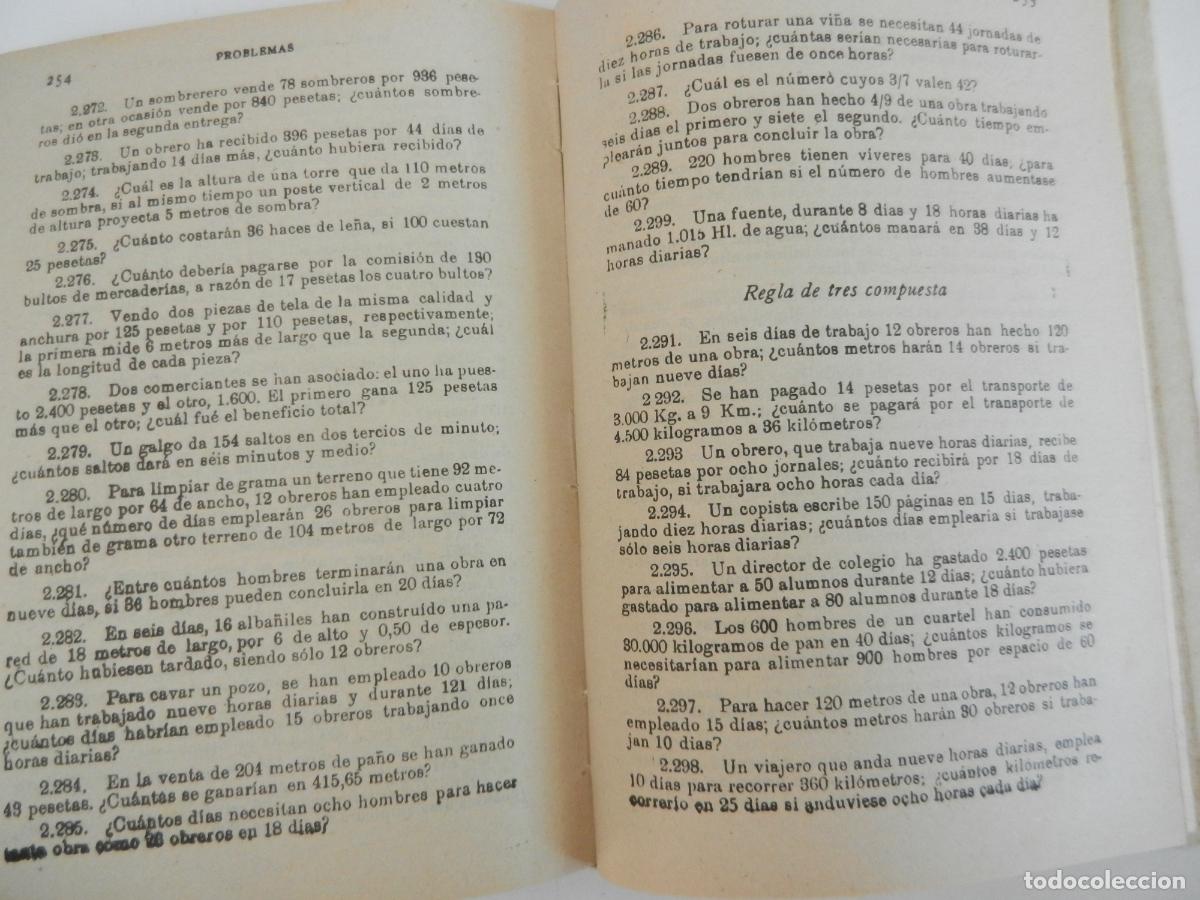 Libros de segunda mano: ARITMETICA - 2&ordm; GRADO - CURSO MEDIO - EDICIONES BRU&Ntilde;O 1952. - Foto 5