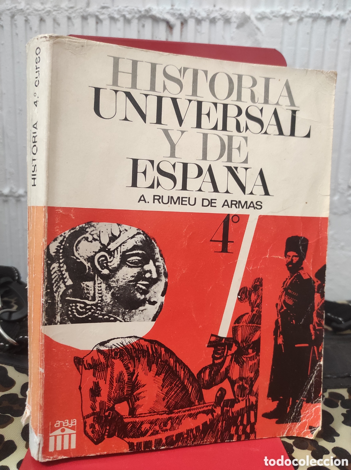 Libros de segunda mano: Historia universal y de Espa&ntilde;a, 4&ordm; curso.- Rumeu de Armas, Antonio (PEDIDO MINIMO 10&euro;)