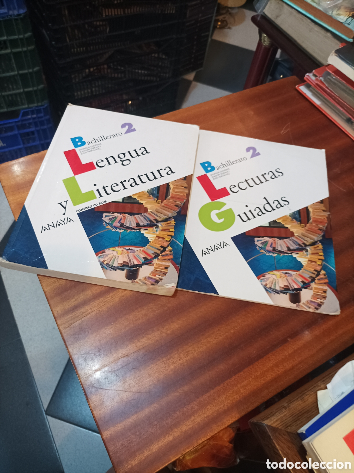 Libros de segunda mano: LENGUA Y LITERATURA 2BACHILLERATO Y LECTURAS GU&Iacute;ADAS.EDITORIAL ANAYA