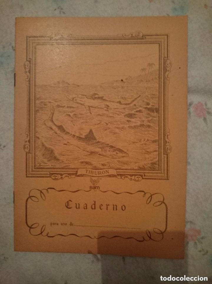 Libros de segunda mano: CUADERNO ESCOLAR - TIBURON - SIN USAR - A&Ntilde;OS 80