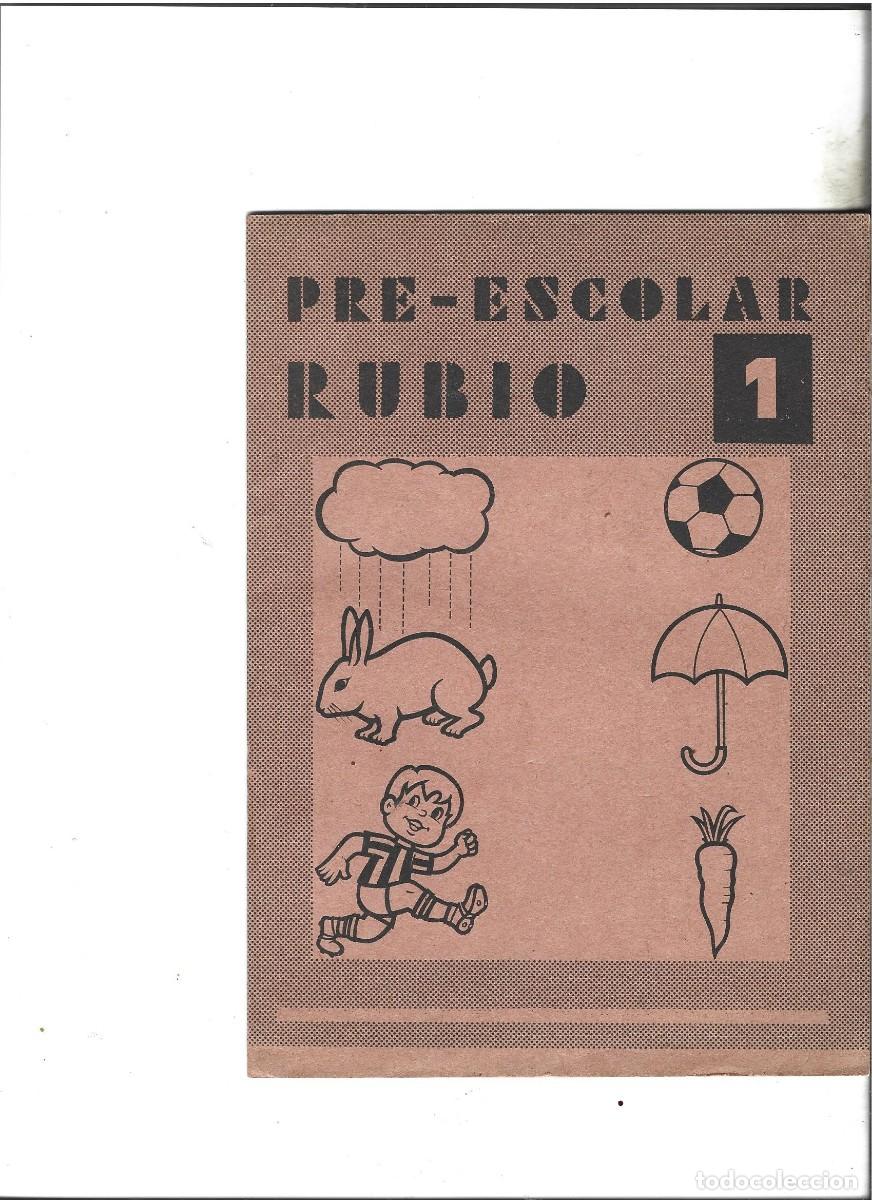 Libros de segunda mano: CUADERNO RUBIO PREESCOLAR N&ordm; 1 DE 1977