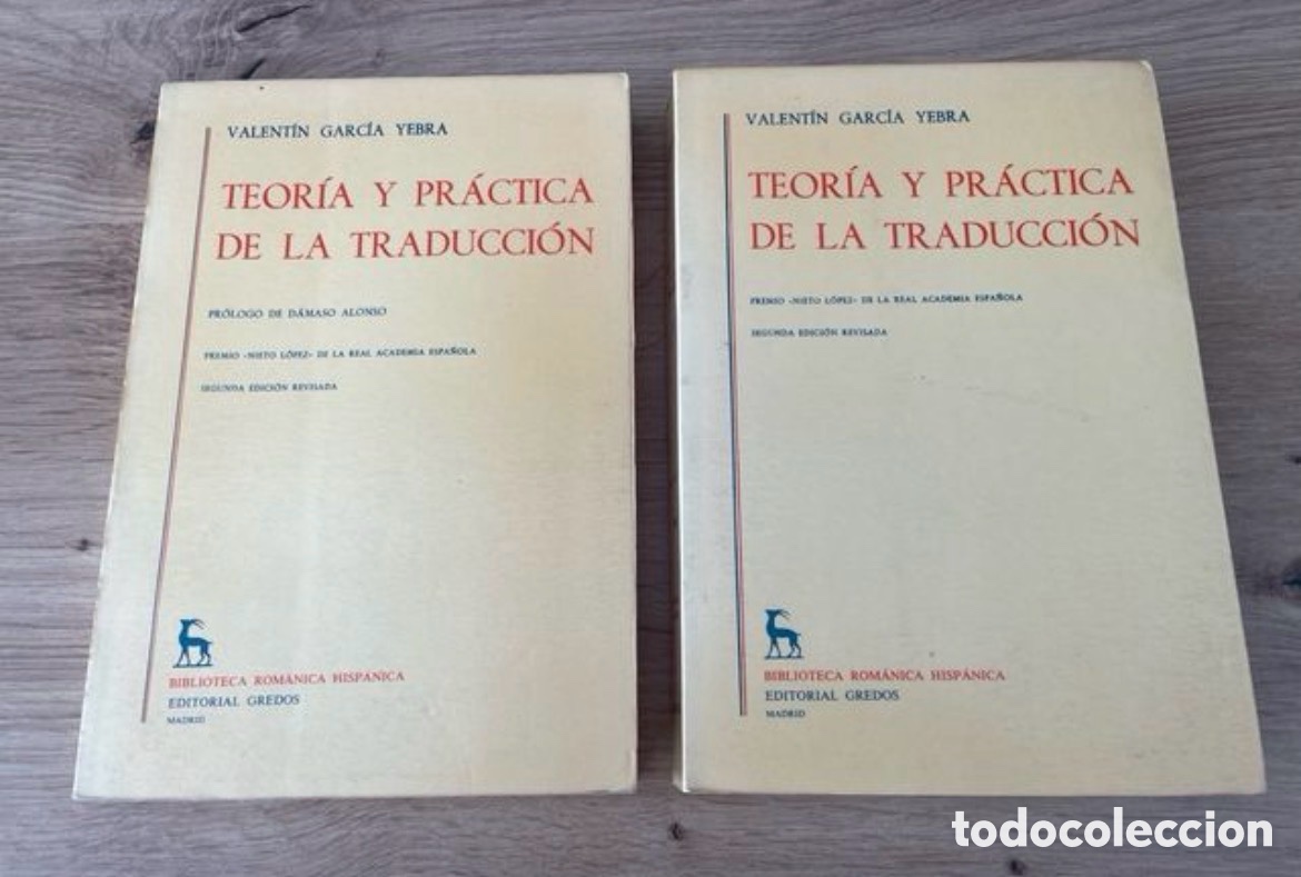 Libros de segunda mano: Teor&iacute;a y pr&aacute;ctica de la traducci&oacute;n I y II