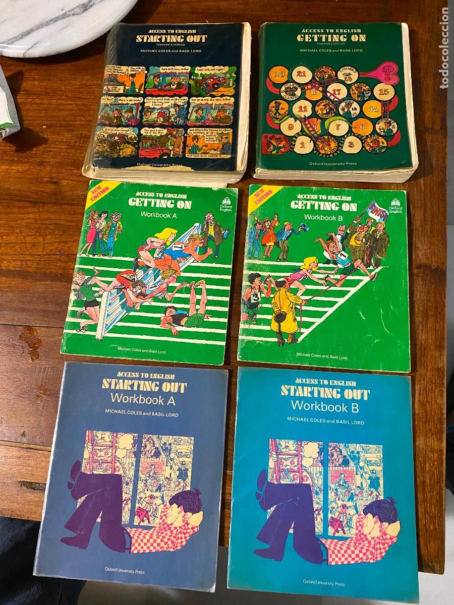 Libros de segunda mano: getting on, michael coles, starting out 6 libros