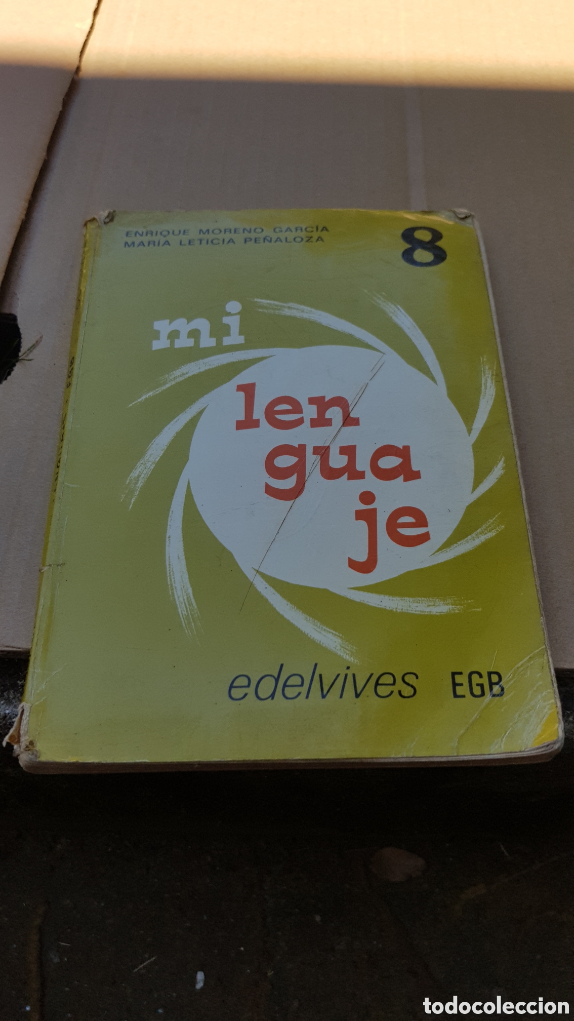 Libros de segunda mano: Mi lenguaje 8 EGB Enrique Moreno Garc&iacute;a
