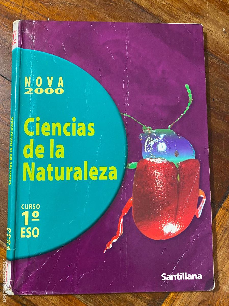 Libros de segunda mano: CIENCIAS DE LA NATURALEZA 1 CURSO. SANTILLANA SECUNDARIA. ESO, NOVA 2000
