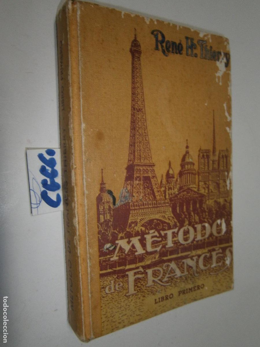 Libros de segunda mano: ANTIGUO LIBRO DE TEXTO - METODO DE FRANCES