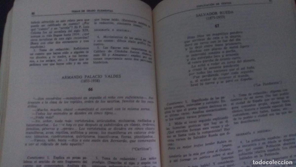 Libros de segunda mano: TEMAS DE GRADO, BACHILLERATO, EXPLICACIONES DE TEXTOS -A&Ntilde;O 1968 - Foto 5