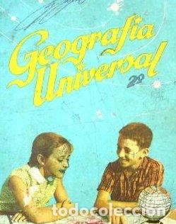 Libros de segunda mano: GEOGRAFIA UNIVERSAL 2&ordm; GRADO. EDICIONES S. M. MADRID, 1964
