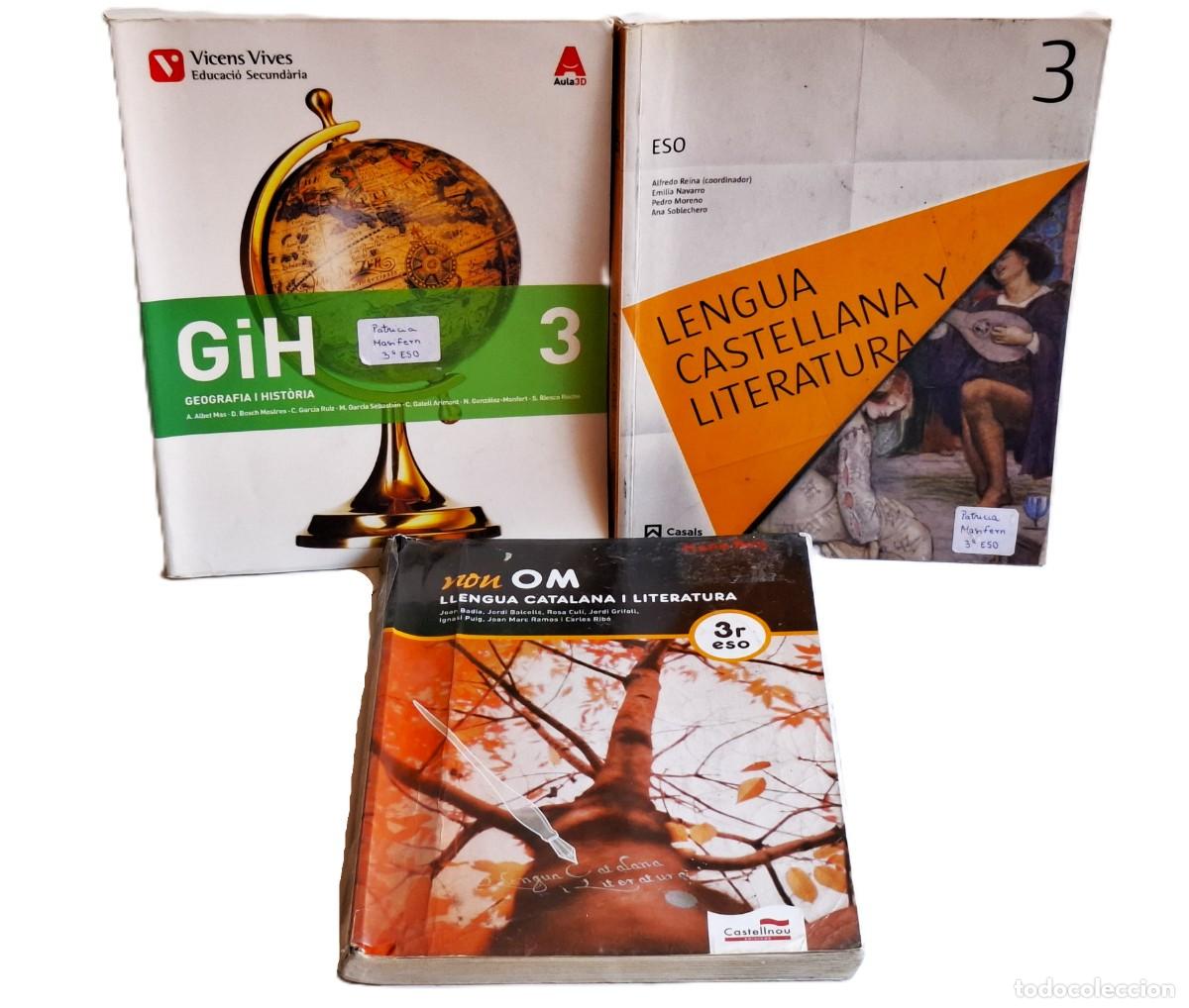 Gebrauchte B&uuml;cher: LOTE DE 3 LIBROS VARIOS DE 3&ordm; DE LA ESO
