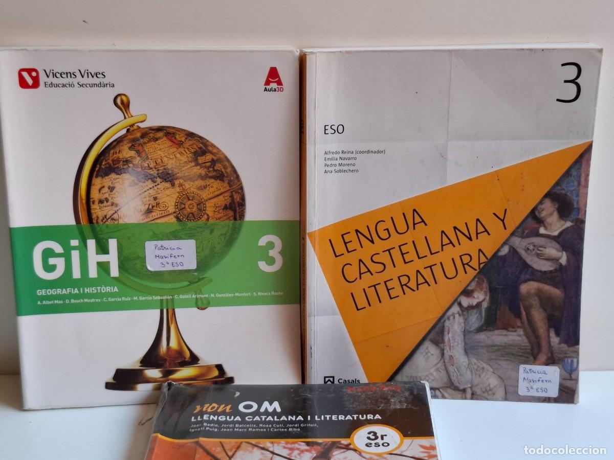 Libros de segunda mano: LOTE DE 3 LIBROS VARIOS DE 3&ordm; DE LA ESO - Foto 2