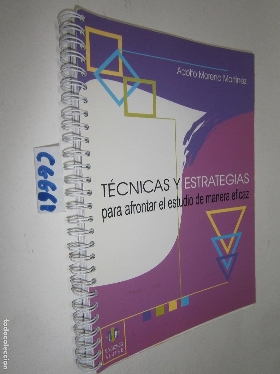Libros de segunda mano: ANTIGUO LIBRO DE TEXTO - TECNICAS Y ESTRATEGIAS PARA AFRONTAR EL ESTUDIO DE MANERA EFICAZ
