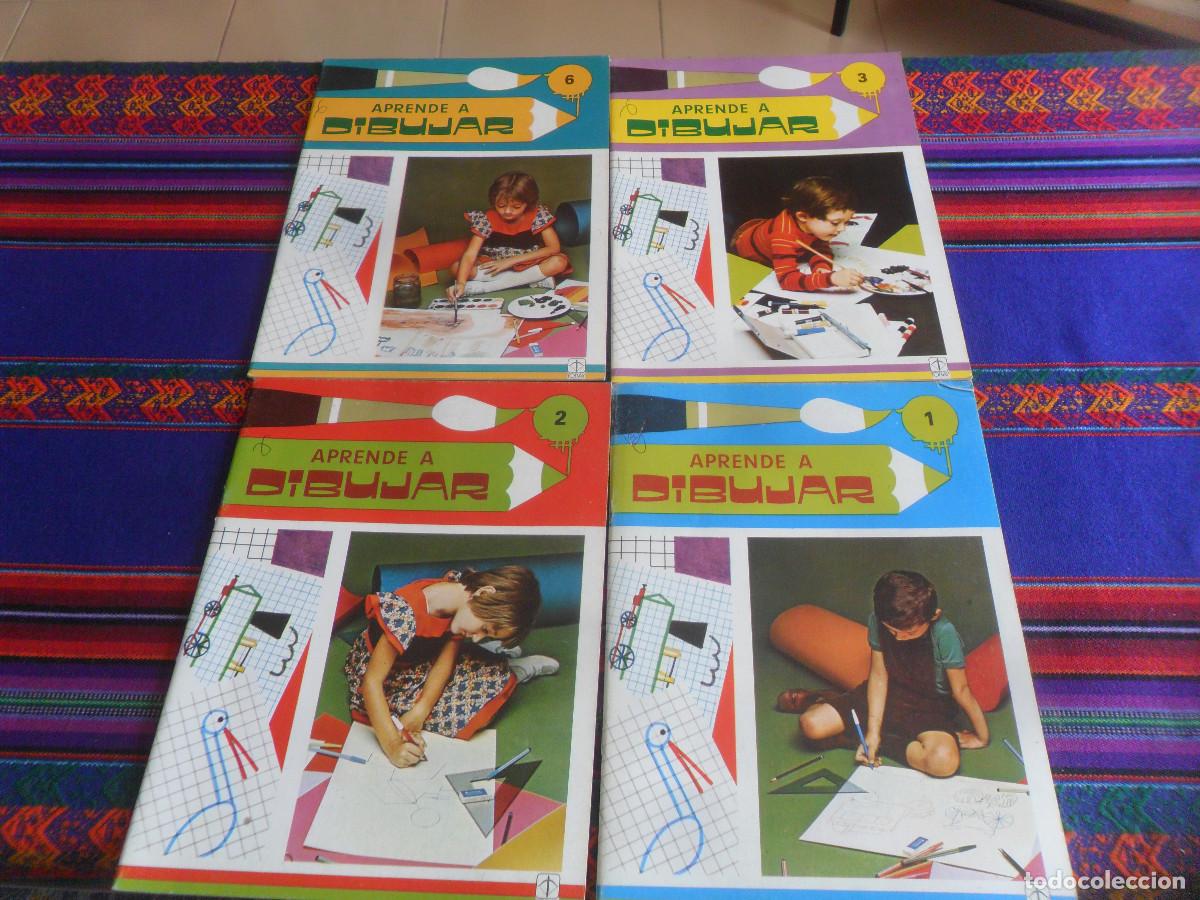 Libros de segunda mano: SIN USO, APRENDE A DIBUJAR N&ordm;S 1, 2, 3 Y 6. TORAY 1980.