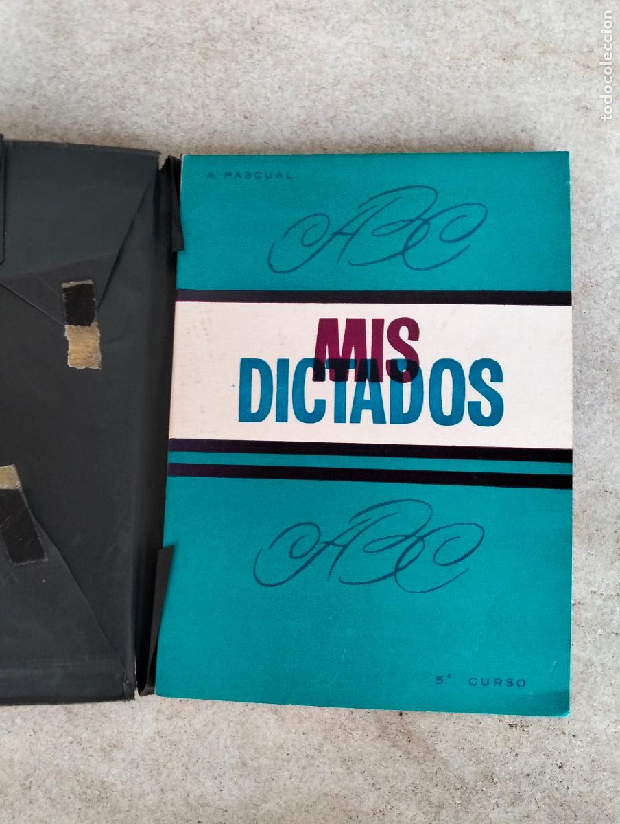 Libros de segunda mano: Mis dictados A Pascual 5&ordm; curso libro escolar lengua