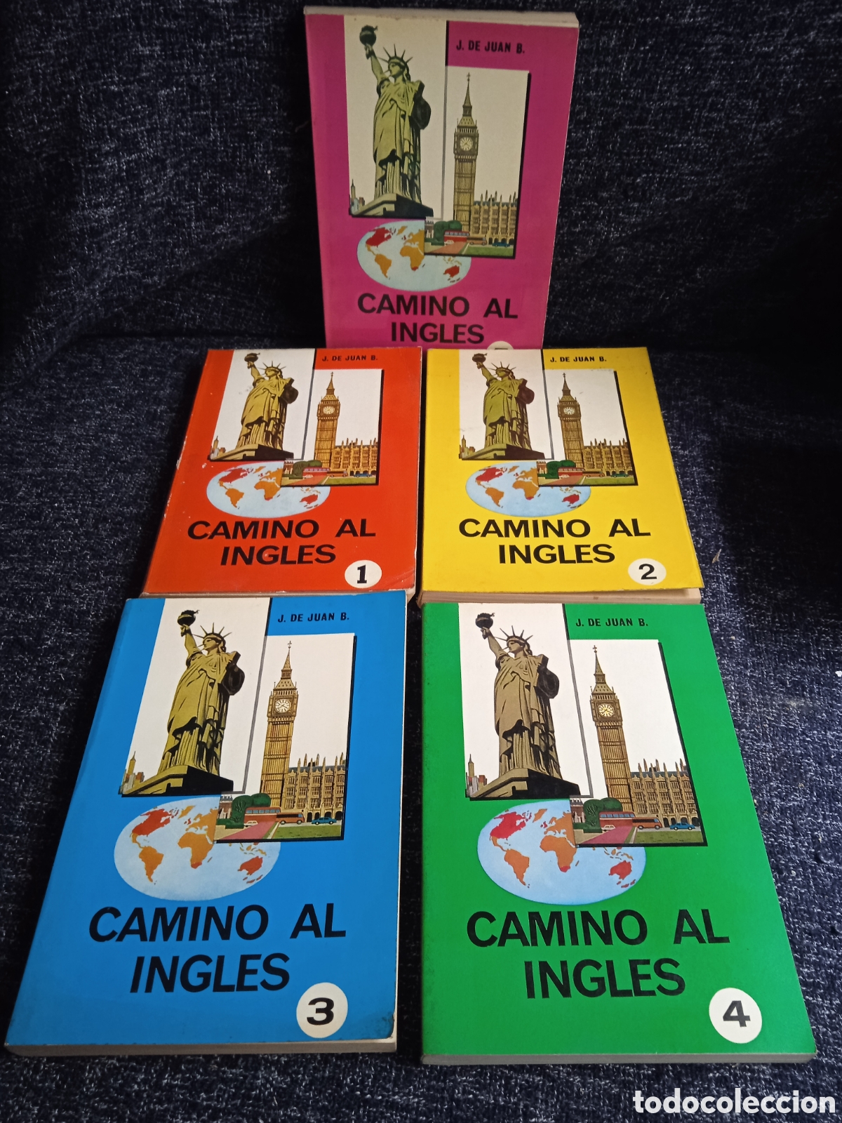 Libros de segunda mano: CAMINO AL INGLES - COMPLETO EN 5 TOMOS / J DE JUAN B.