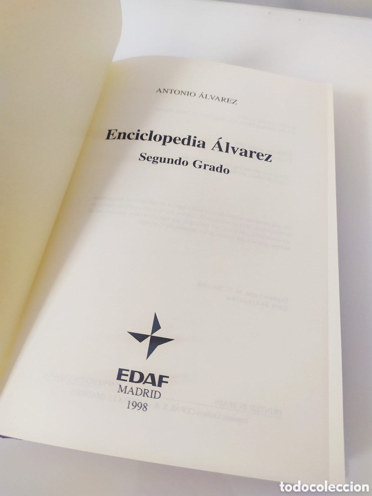 Libros de segunda mano: ENCICLOPEDIA ALVAREZ SEGUNDO Y TERCER GRADO EDITORIAL EDAF - Foto 9