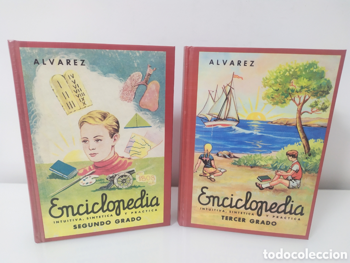 Libros de segunda mano: ENCICLOPEDIA ALVAREZ SEGUNDO Y TERCER GRADO EDITORIAL EDAF