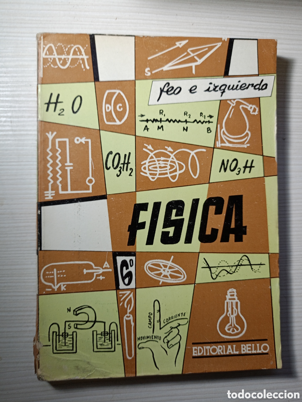 Libros de segunda mano: F&Iacute;SICA. SEXTO CURSO. ROBERTO FEO GARCIA - MANUEL IZQUIERDO ASINS - JUAN LUIS FEO