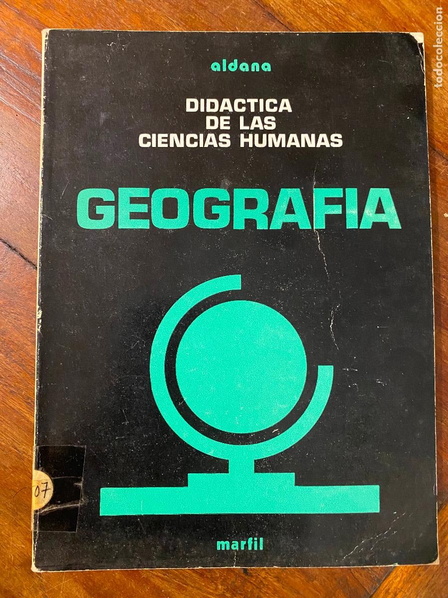 Libros de segunda mano: didactica de las ciencias humanas, geografia, marfil 1974 Salvador Aldana Fernandez