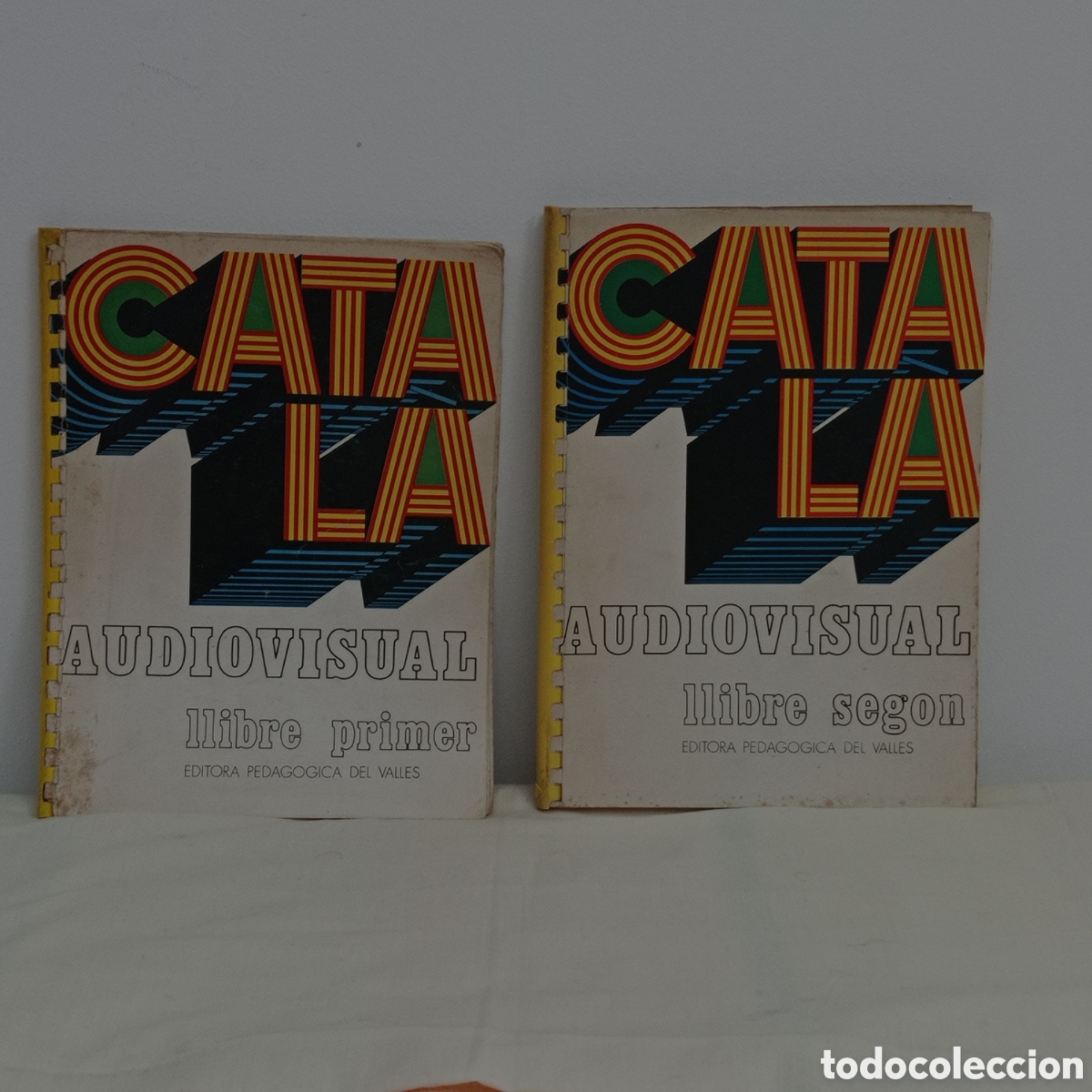Libros de segunda mano: VV.AA. CATAL&Agrave; AUDIOVISUAL, Llibre 1r i 2n (ED.PEDAG. DEL VALLES, 1975 TERRASSA)