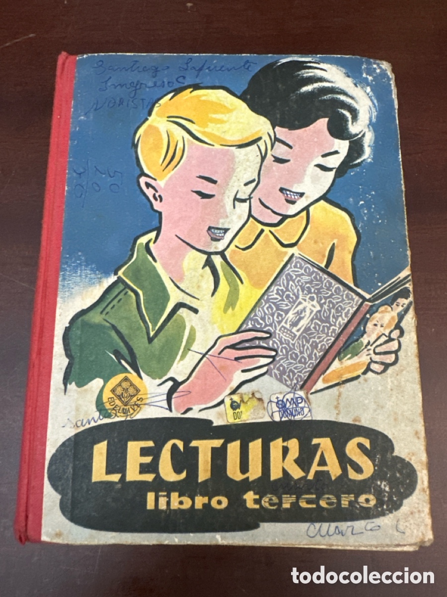 Libros de segunda mano: LECTURAS LIBRO TERCERO. LECTURAS GRADUADAS LIBRO TERCERO. POR EDELVIVES. EDITORIAL LUIS VIVES, 1960.