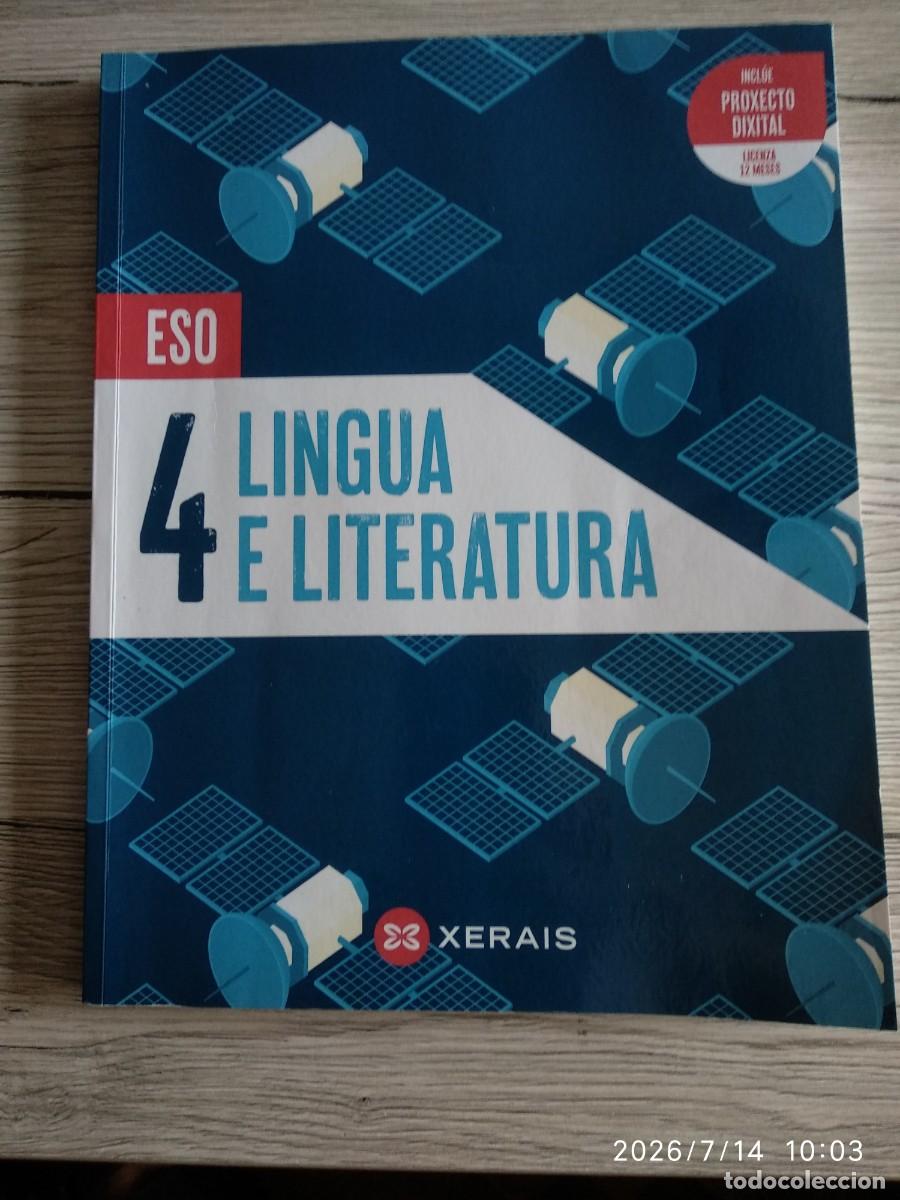 Libros de segunda mano: Lingua e literatura 4 ESO editorial Xerais