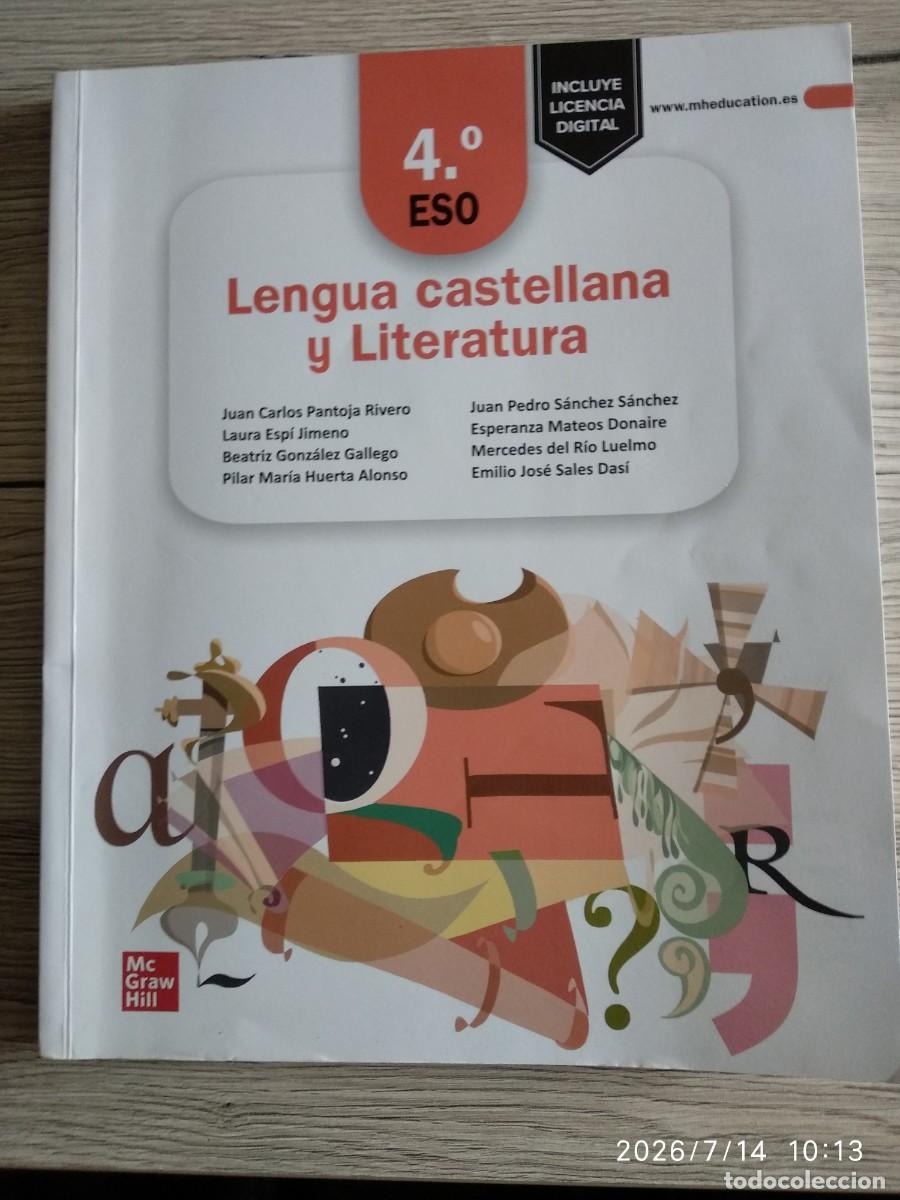 Libros de segunda mano: Lengua castellana y literatura 4 ESO editorial Mc Graw Hill