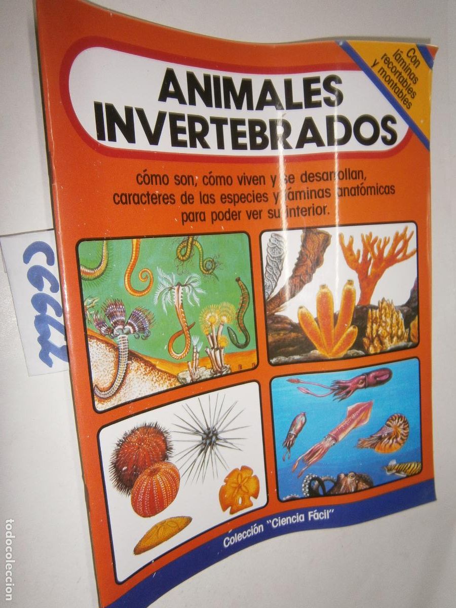 Libros de segunda mano: ANTIGUO LIBRO - CIENCIA FACIL - ANIMALES INVERTEBRADOS - CON LAMINAS RECORTABLES Y MONTABLES (NUEVO)