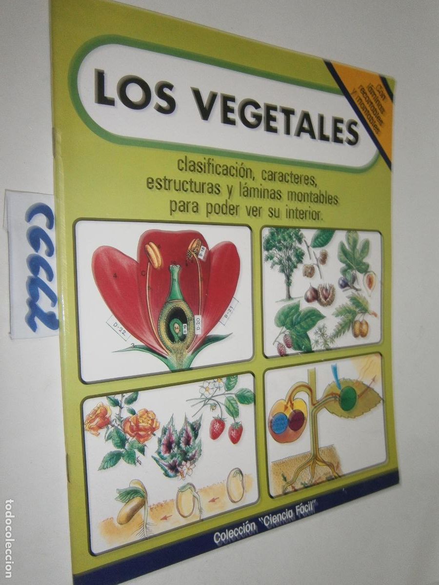 Libros de segunda mano: ANTIGUO LIBRO - CIENCIA FACIL - LOS VEGETALES - CON LAMINAS RECORTABLES Y MONTABLES (NUEVO)