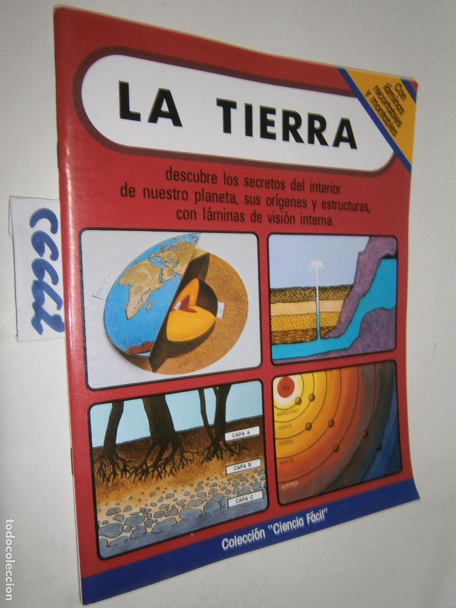 Libros de segunda mano: ANTIGUO LIBRO - CIENCIA FACIL - LA TIERRA - CON LAMINAS RECORTABLES Y MONTABLES (NUEVO)