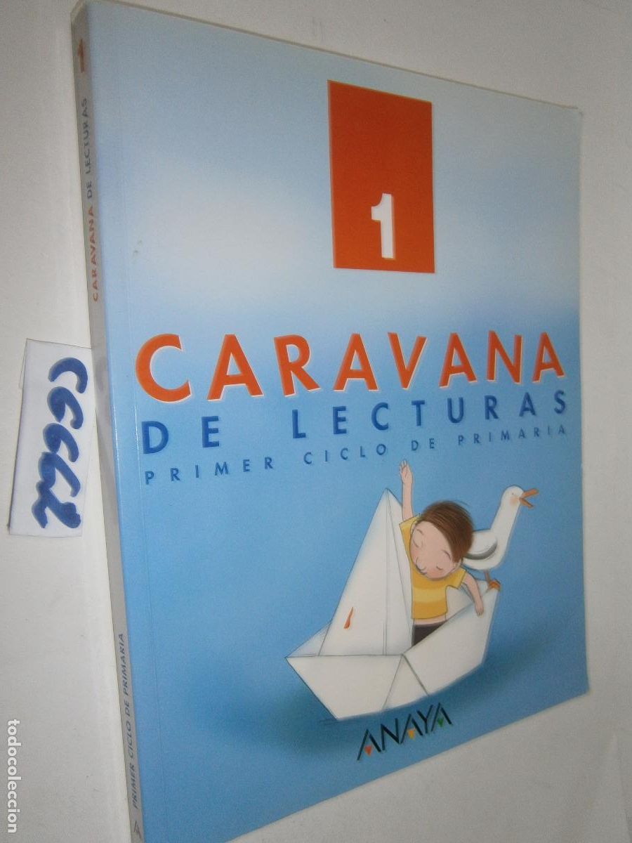 Libros de segunda mano: ANTIGUO LIBRO DE TEXTO - CARAVANA DE LECTURAS - 1ER. CICLO PRIMARIA