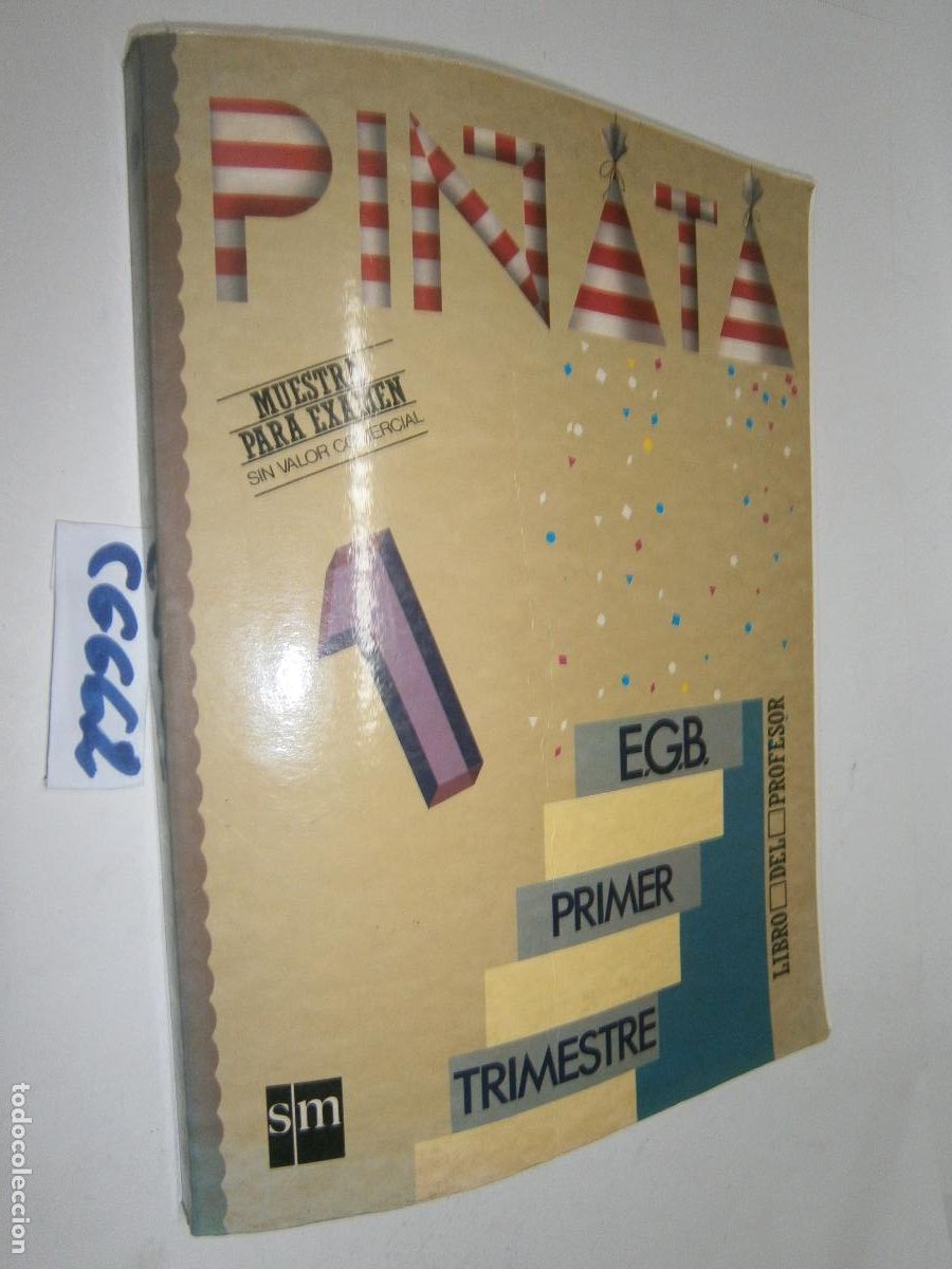 Libros de segunda mano: ANTIGUO LIBRO DE TEXTO - PI&Ntilde;ATA