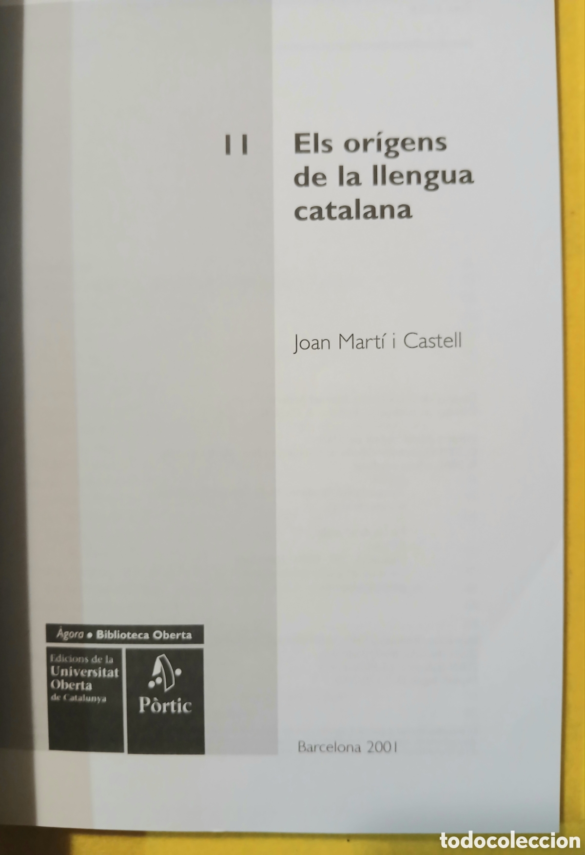 Libros de segunda mano: Els or&iacute;gens de la llengua catalana - Foto 3