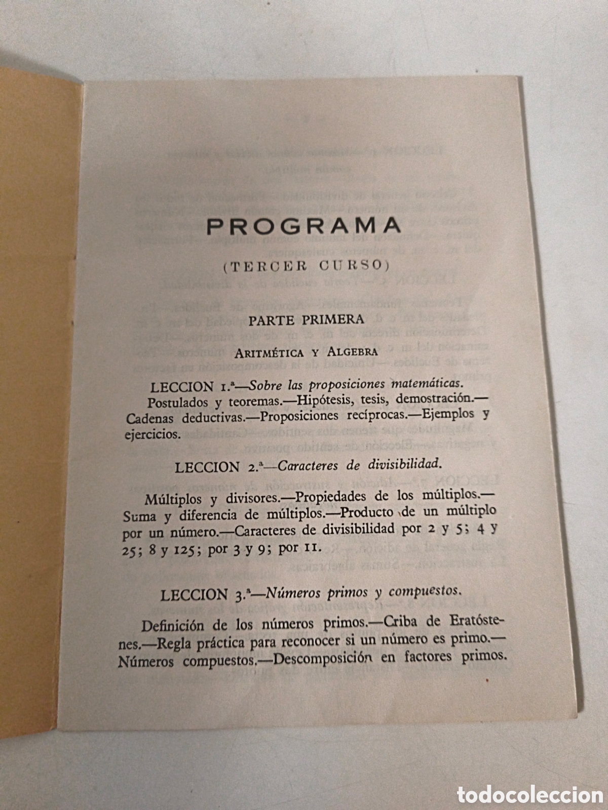 Libros de segunda mano: Programa de Bachillerato Matem&aacute;ticas - Foto 2