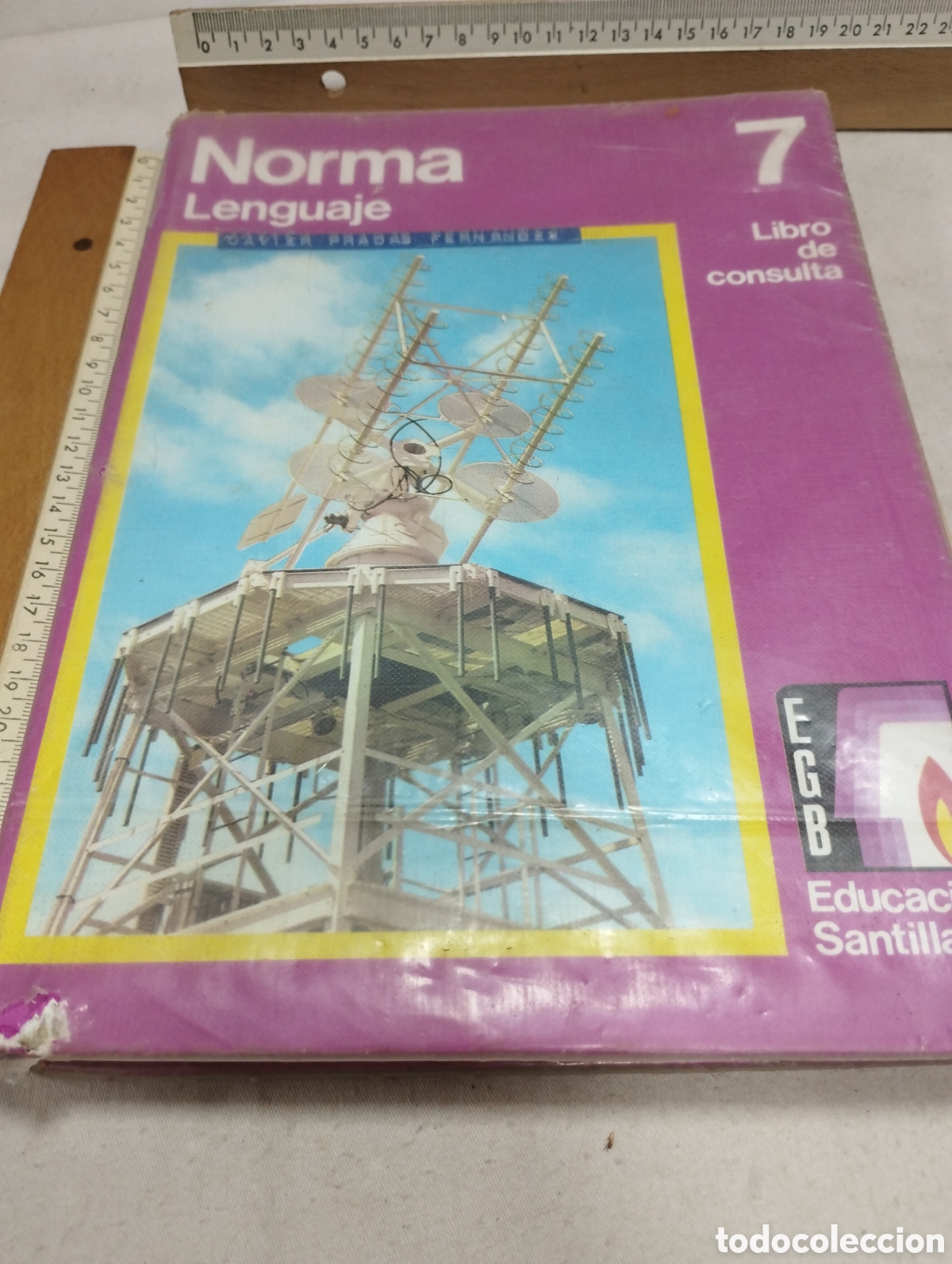 Libros de segunda mano: Norma 7. Lenguaje. Libro de consulta. Editorial Santillana, 1974