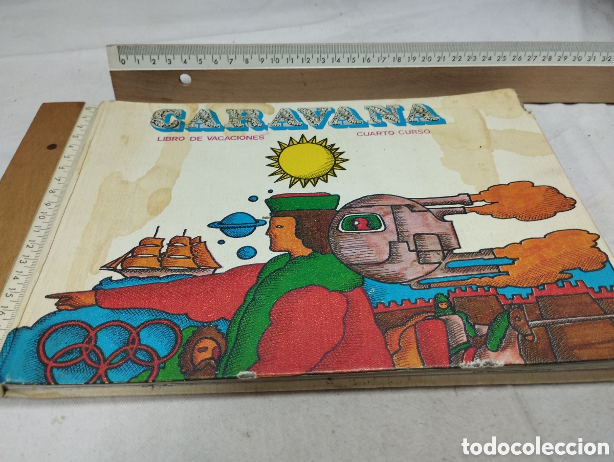 Libros de segunda mano: Carvana. Libro de vacaciones. Cuarto curso, editorial Santillana, 1969