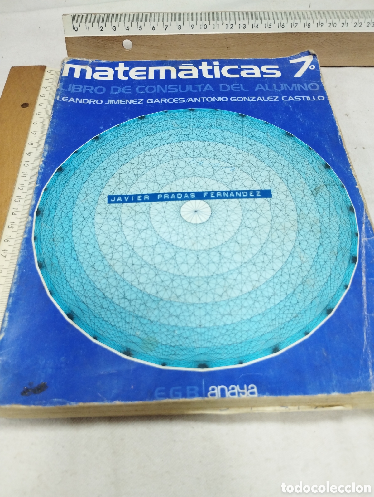 Libros de segunda mano: Matem&aacute;ticas 7&deg;. Libro de consulta del alumno. Editorial Anaya, 1973