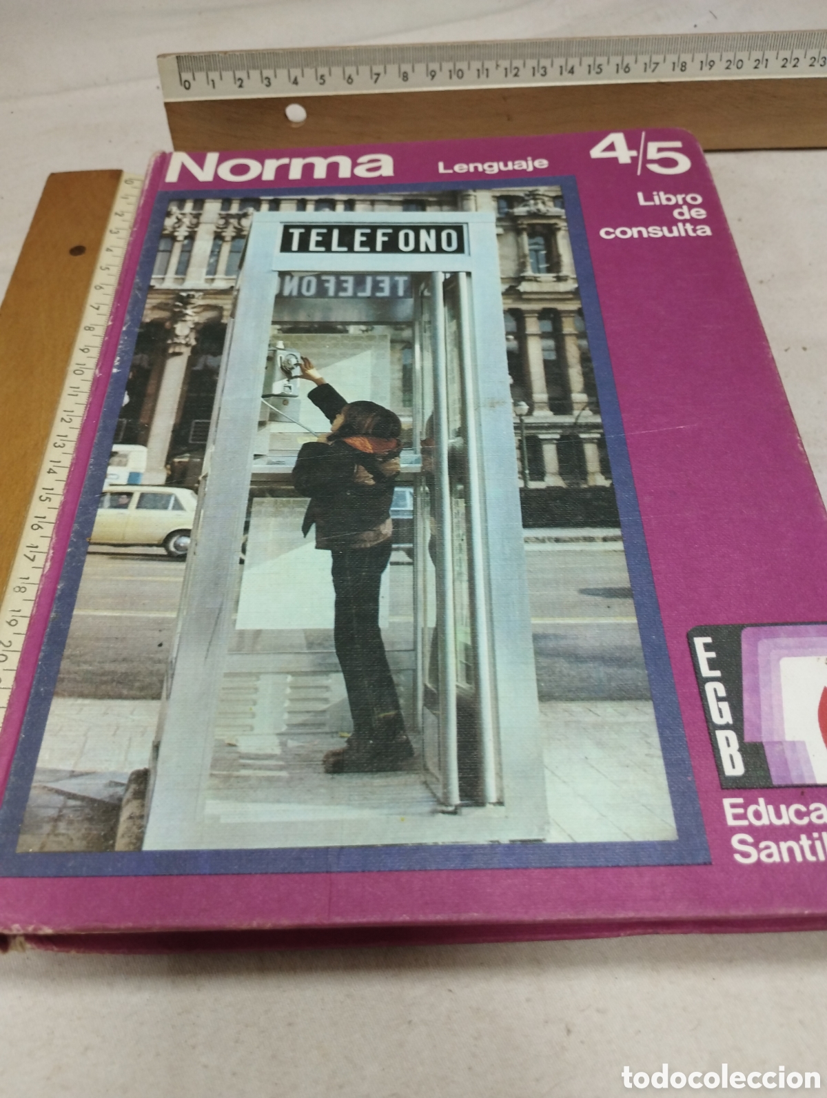 Libros de segunda mano: Norma, lenguaje 4/5 libro de consulta. EGB. Editorial Santillana, 1972