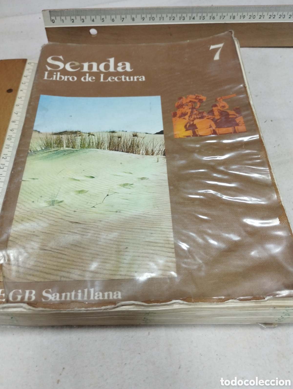 Libros de segunda mano: Senda 7. Libro de lectura. EGB, editorial Santillana, 1977