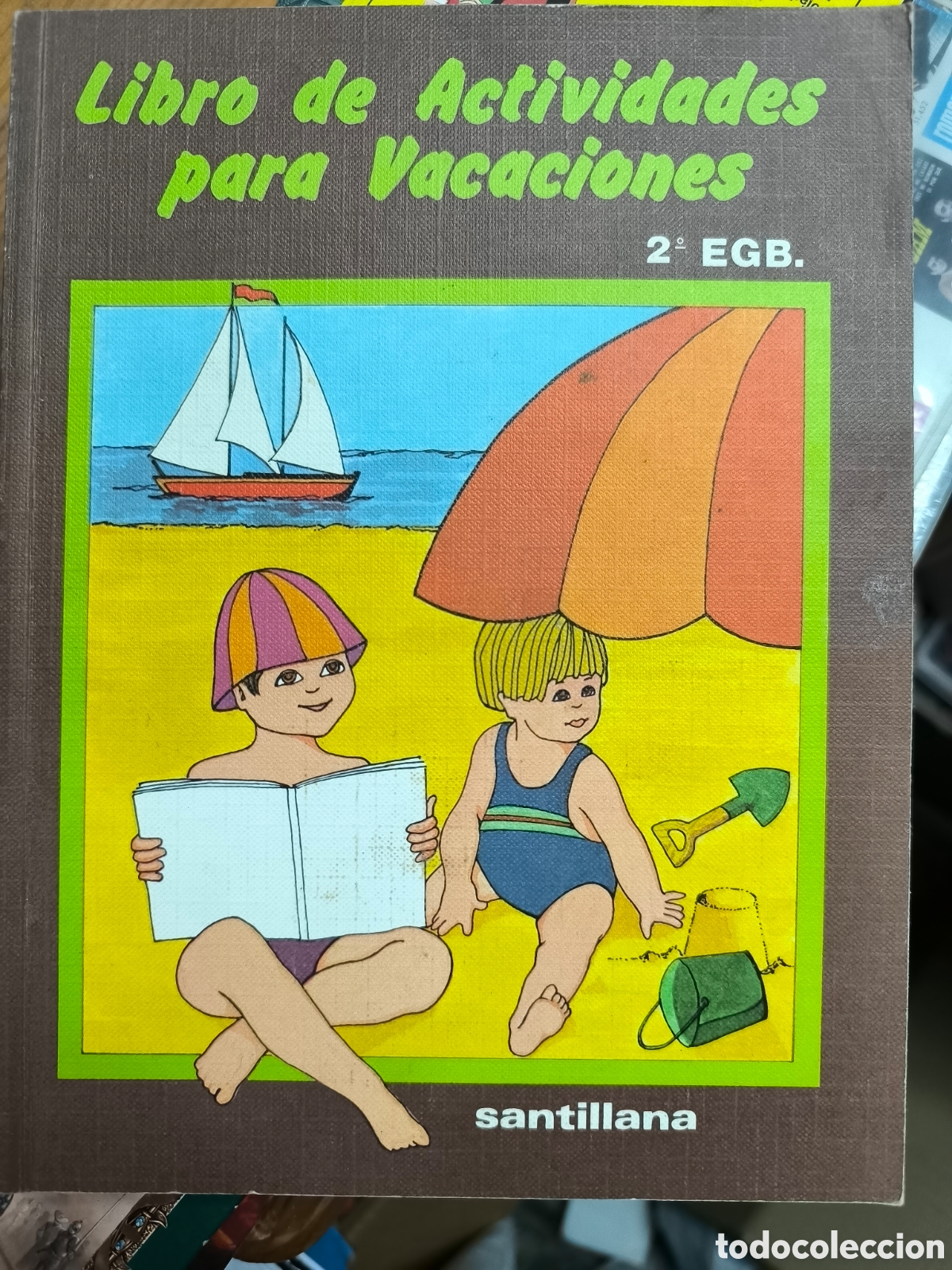 Libros de segunda mano: Libro de actividades para vacaciones 2 egb santillana