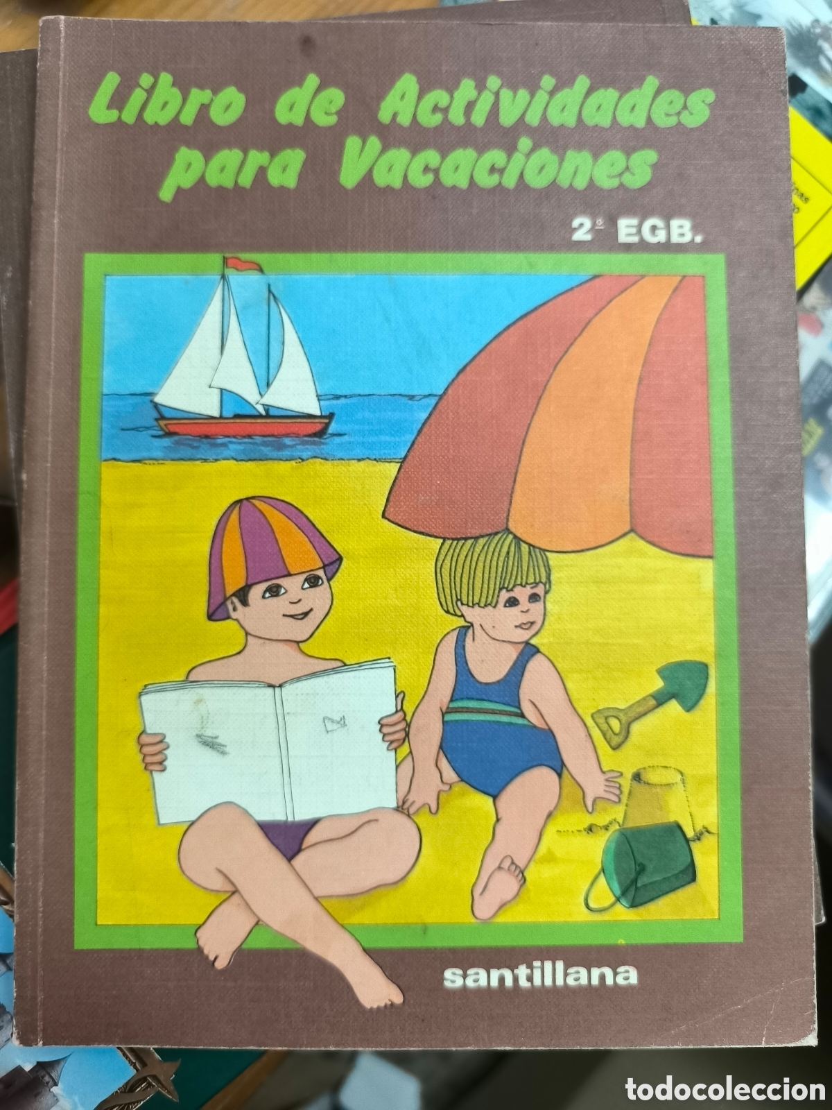 Libros de segunda mano: Libro de actividades para vacaciones 2 egb santillana 1981