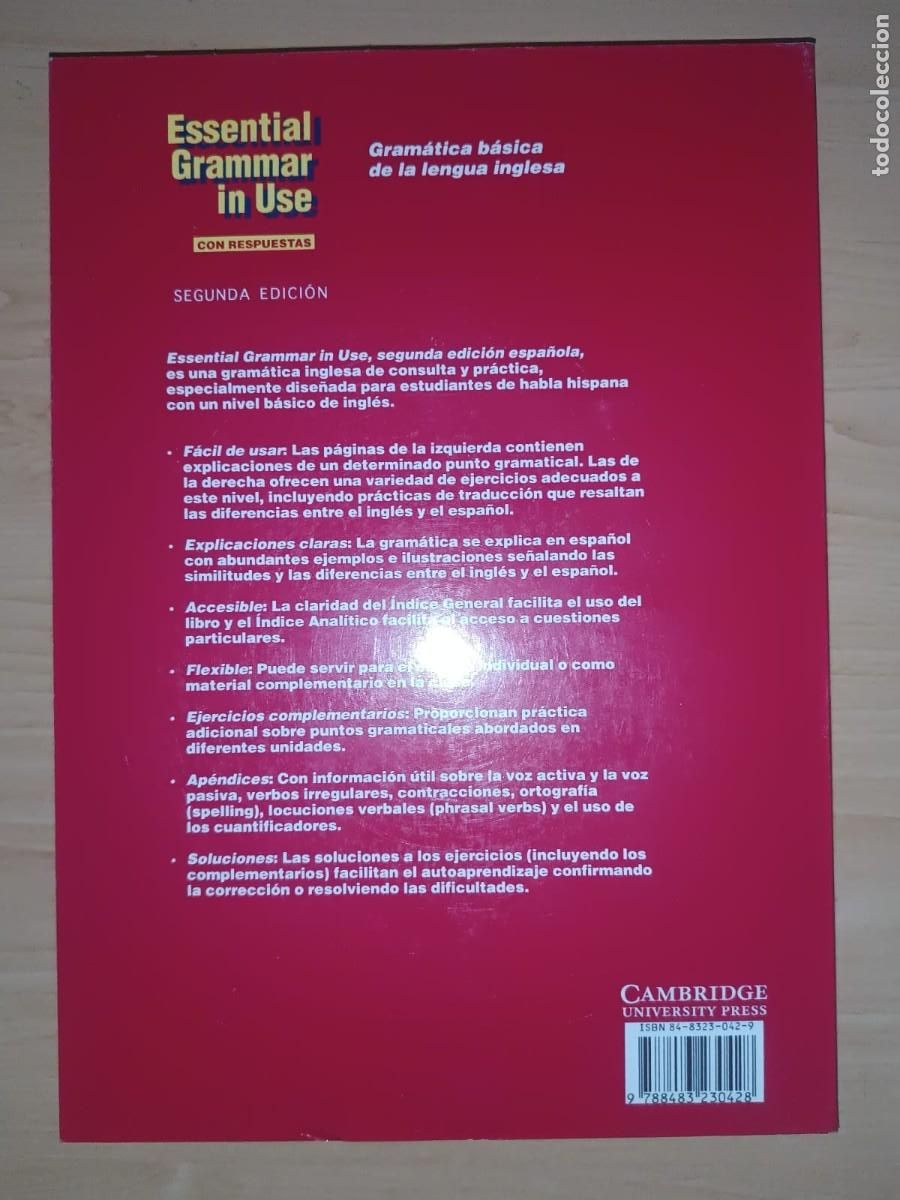 Libros de segunda mano: Libro ESSENTIAL GRAMMAR IN USE - 2&ordf; Edici&oacute;n Con Respuestas - Raymond Murphy - &iexcl;Nuevo! - Foto 2