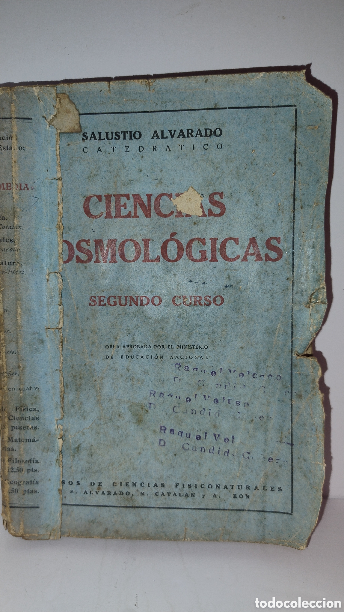 Libros de segunda mano: Ciencias cosmol&oacute;gicas segundo curso