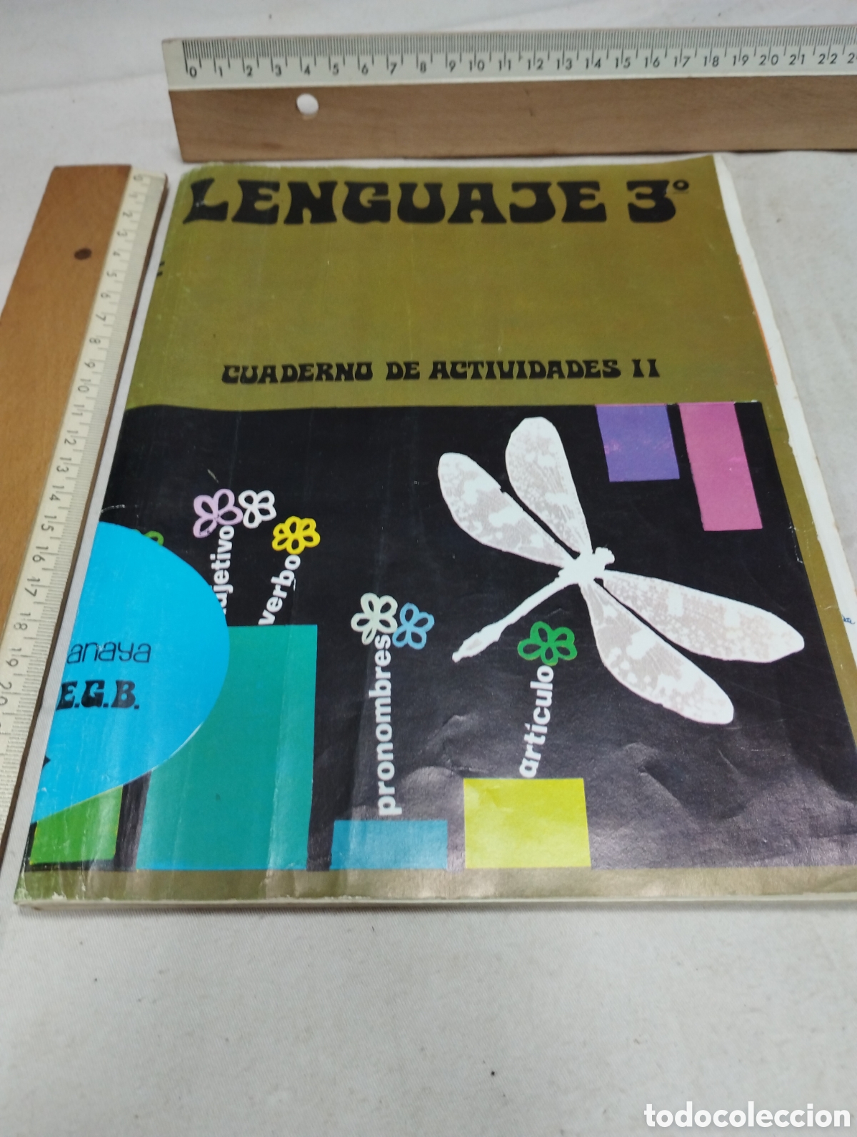 Libros de segunda mano: Lenguaje 3&deg; EGB. Cuaderno de actividades II (escrito). Editorial Anaya, 1972