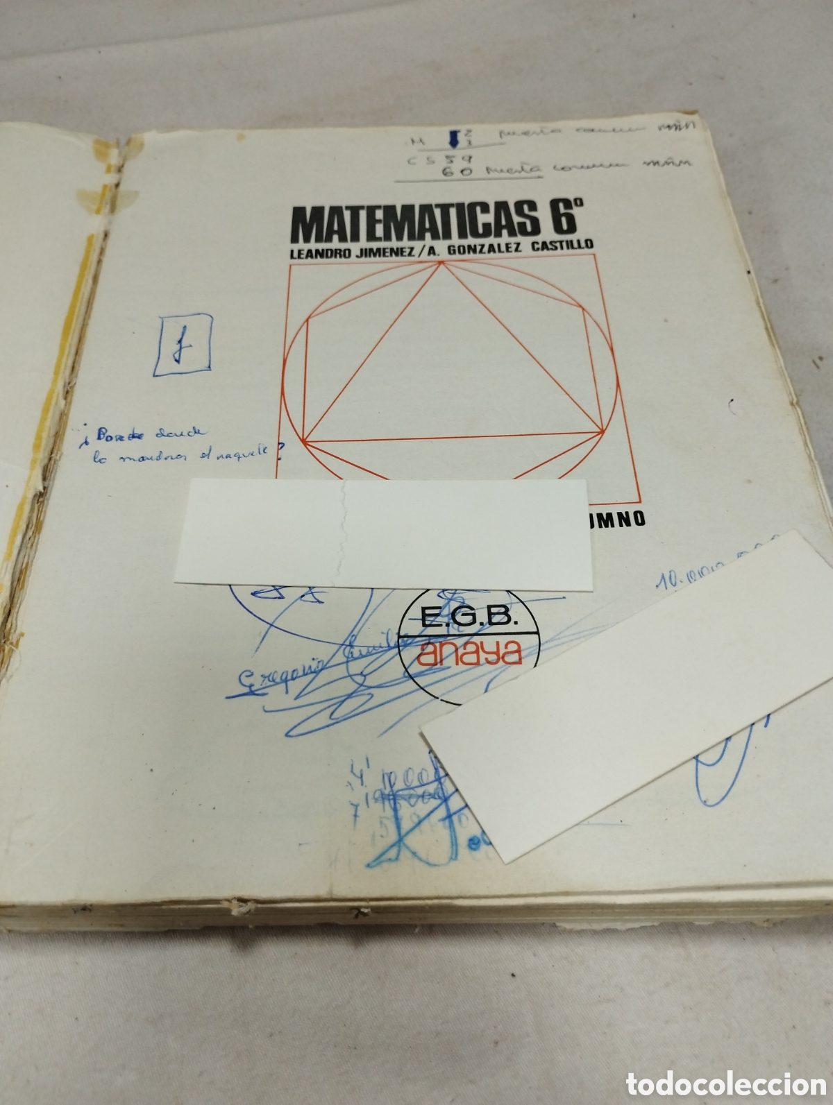 Libros de segunda mano: Matem&aacute;ticas 6&deg; EGB. Editorial Anaya, 1972 - Foto 2